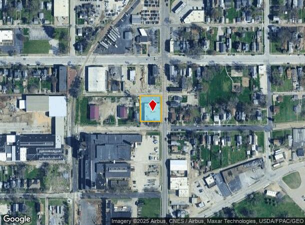 1704 W 2Nd St, Davenport, IA Parcel Map