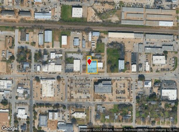  613 E Abram St, Arlington, TX Parcel Map
