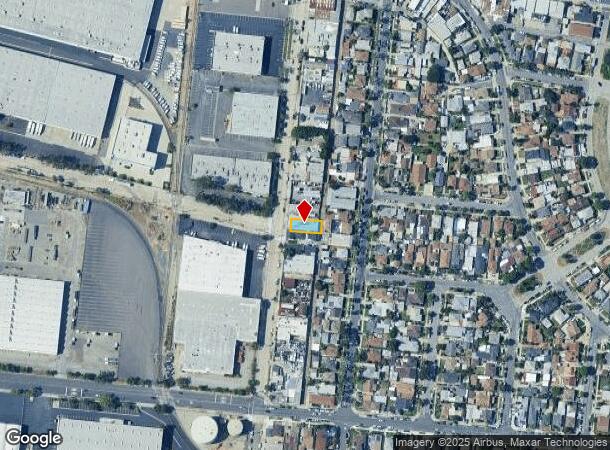  1412 S Gerhart Ave, Commerce, CA Parcel Map