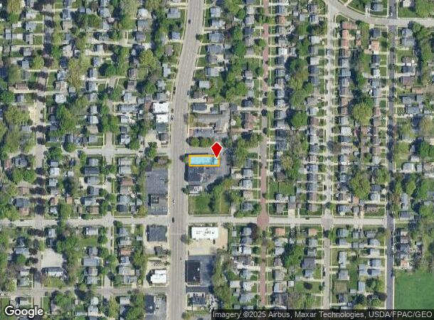 1027 N Main St, Akron, OH Parcel Map