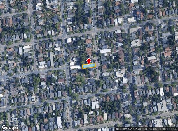 1624 Josephine St, Berkeley, CA Parcel Map