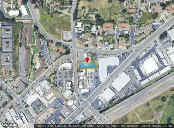  608 Crouch St, Oceanside, CA Parcel Map