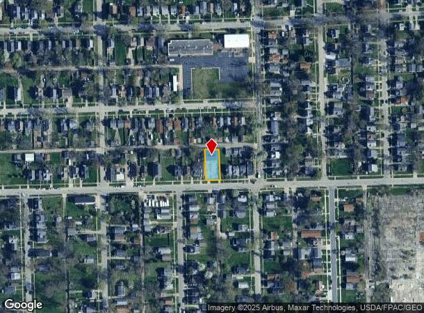  1033 Ketcham Ave, Toledo, OH Parcel Map