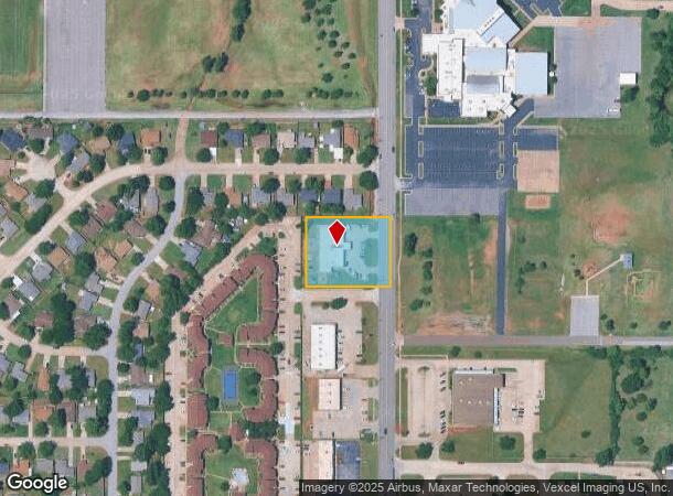  713 N Mustang Rd, Mustang, OK Parcel Map