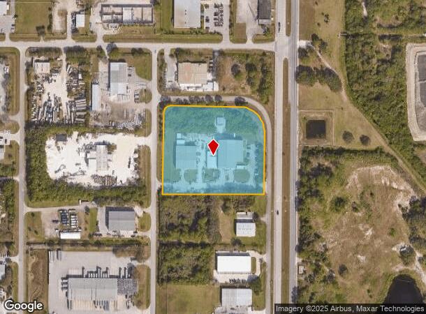  3504 Industrial 27Th St, Fort Pierce, FL Parcel Map