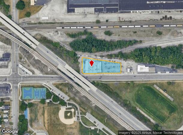  1301 Chicago St, Hammond, IN Parcel Map