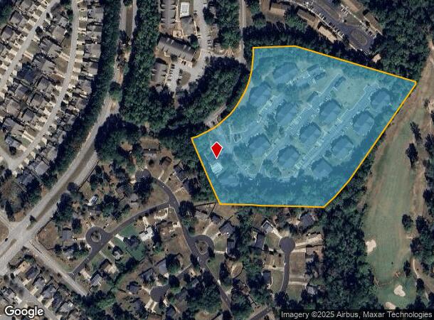22 Forest Cir, Newnan, GA Parcel Map