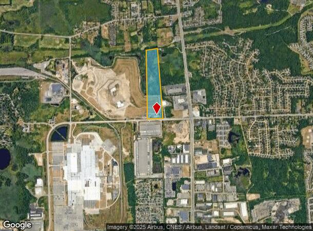 350 W Silverbell Rd, Lake Orion, MI Parcel Map