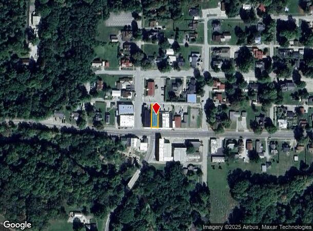  107 E Main St, Hillsboro, IN Parcel Map