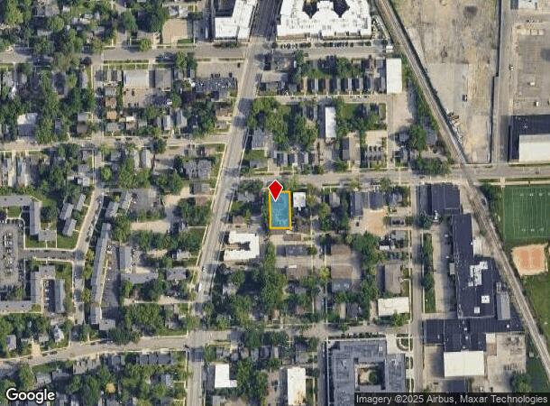 110 Hill St, Ann Arbor, MI Parcel Map