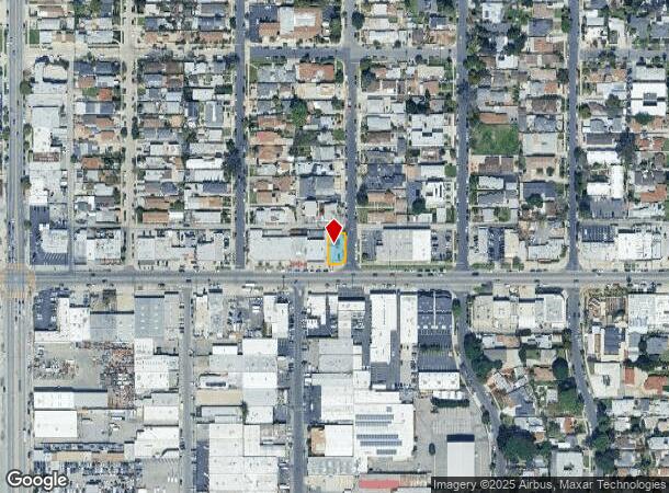 10837 Burbank Blvd, North Hollywood, CA Parcel Map