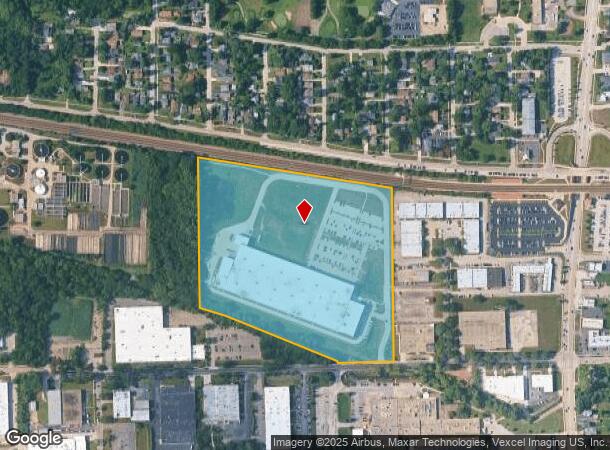 2400 Curtiss St, Downers Grove, IL Parcel Map