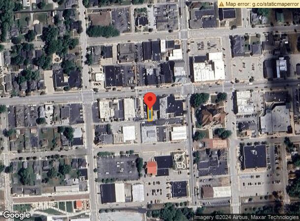  21 W Main St, Greenfield, IN Parcel Map