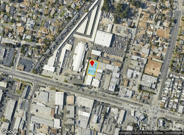  11701-11717 Washington Blvd, Whittier, CA Parcel Map