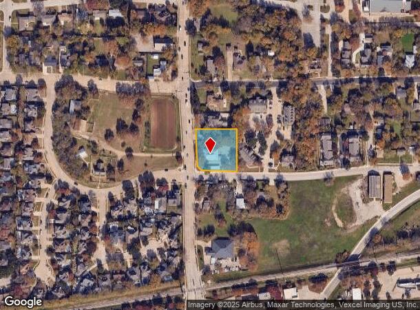 617 Ball St, Grapevine, TX Parcel Map