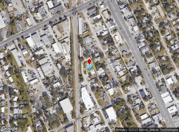  1571 Maple Ave, Melbourne, FL Parcel Map
