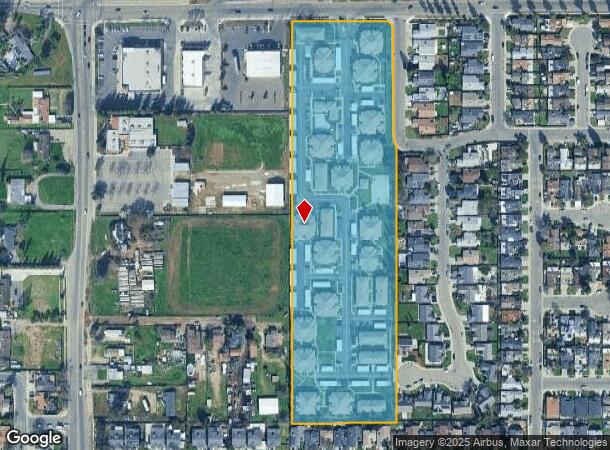  3661 W Shields Ave, Fresno, CA Parcel Map