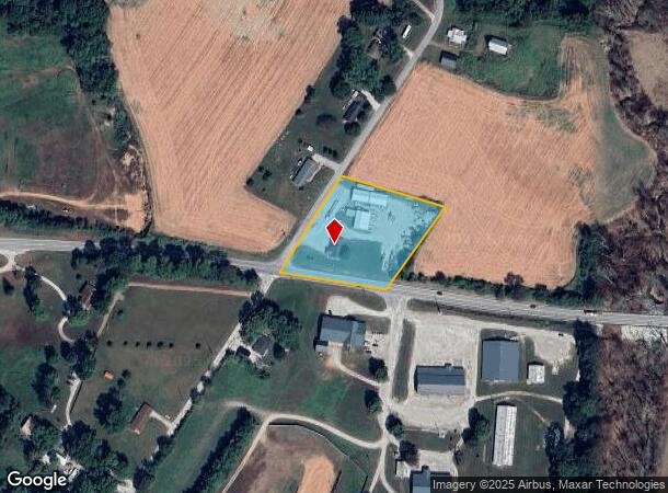  12862 Dover Hill Rd, Loogootee, IN Parcel Map