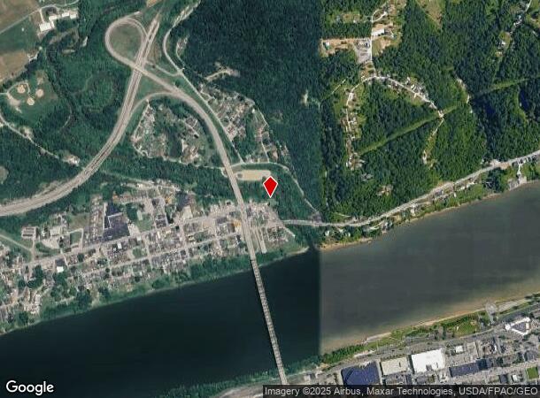  124 3Rd Ave, Chesapeake, OH Parcel Map