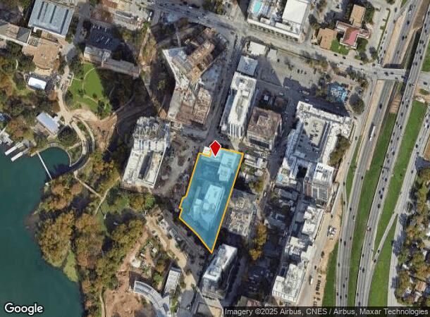  605 Davis St, Austin, TX Parcel Map