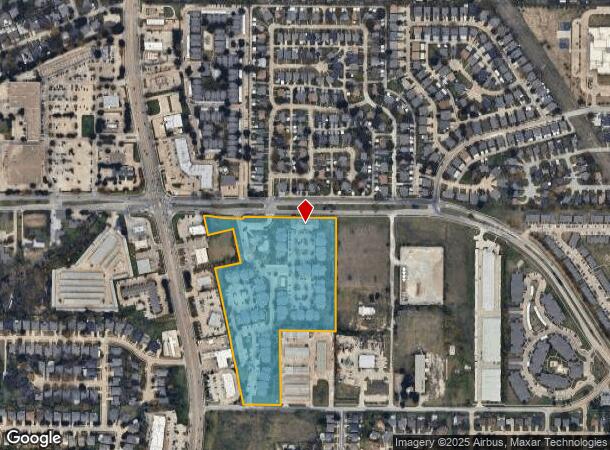  1200 W Sublett Rd, Arlington, TX Parcel Map