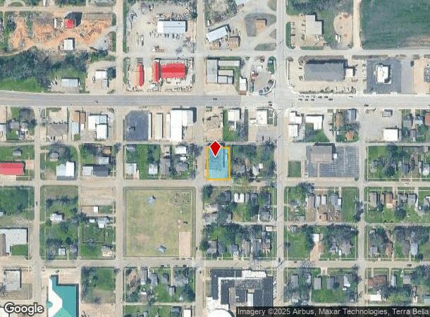  512 N Steele Ave, Cushing, OK Parcel Map