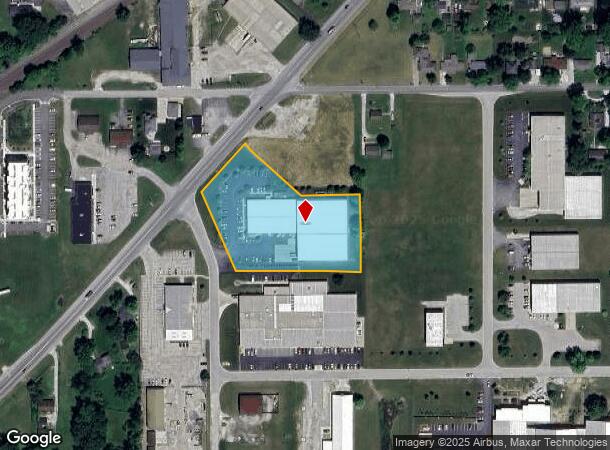  720 E Broadway St, Fortville, IN Parcel Map