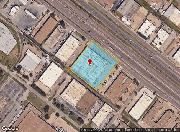 9011 John W Carpenter Fwy, Dallas, TX Parcel Map