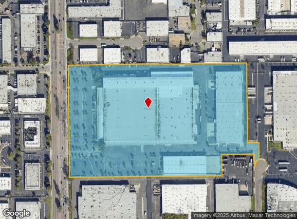  2701 S Harbor Blvd, Santa Ana, CA Parcel Map