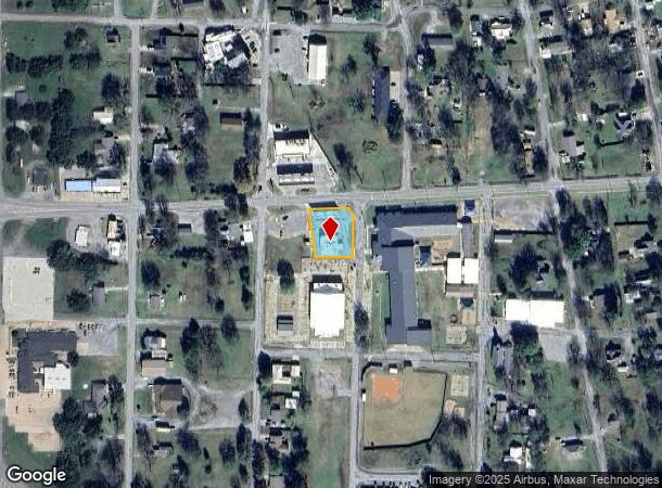  510 W Washington Ave W, Krebs, OK Parcel Map