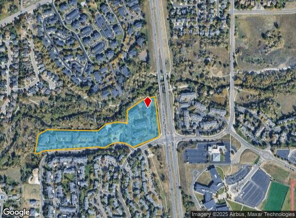 10107 W Dartmouth Pl, Denver, CO Parcel Map