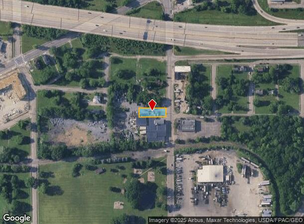 603 S Broadway St, Dayton, OH Parcel Map