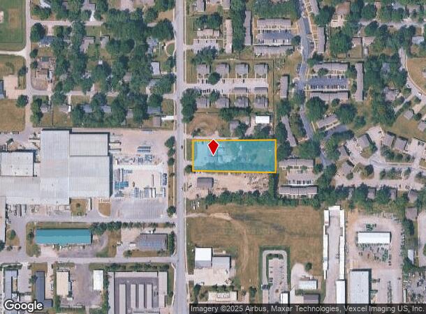 2140 Haskell Ave, Lawrence, KS Parcel Map