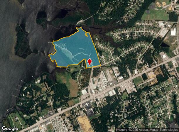 401 Masonic Ave, Swansboro, NC Parcel Map