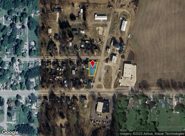 127 Railroad St, Springport, MI Parcel Map
