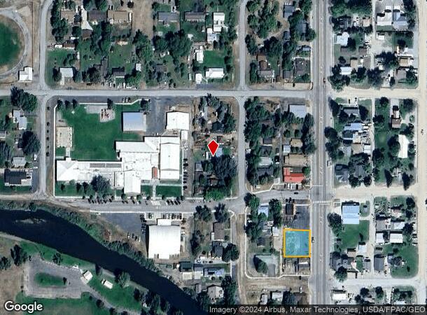  303 N Bridge St, Twin Bridges, MT Parcel Map