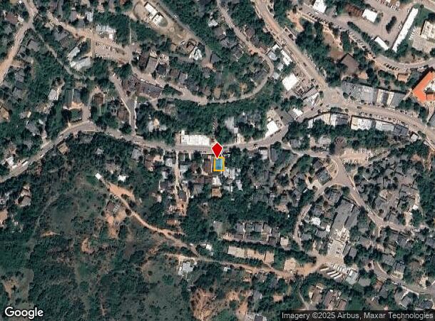 121 Ruxton Ave, Manitou Springs, CO Parcel Map