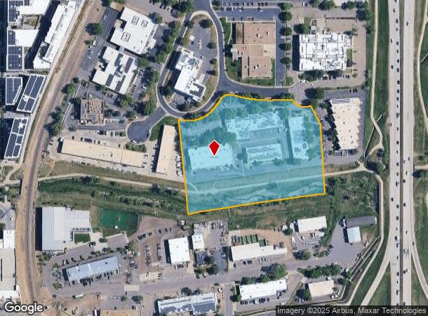  2800 Wilderness Pl, Boulder, CO Parcel Map