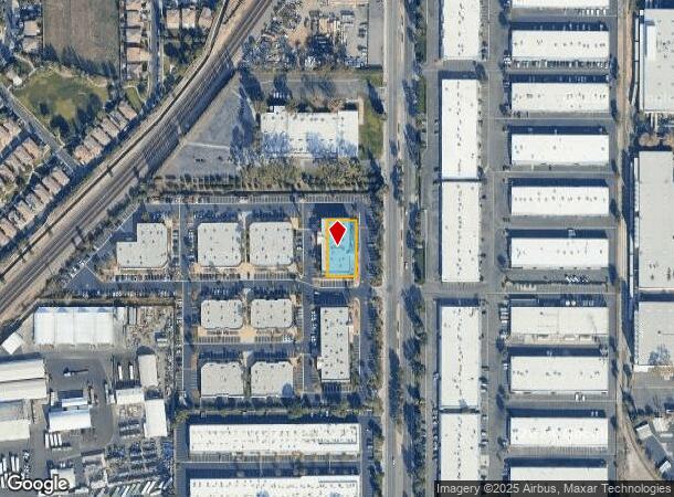  1825 Chicago Ave, Riverside, CA Parcel Map