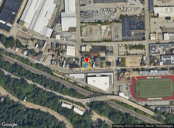  601 E Carson St, Pittsburgh, PA Parcel Map