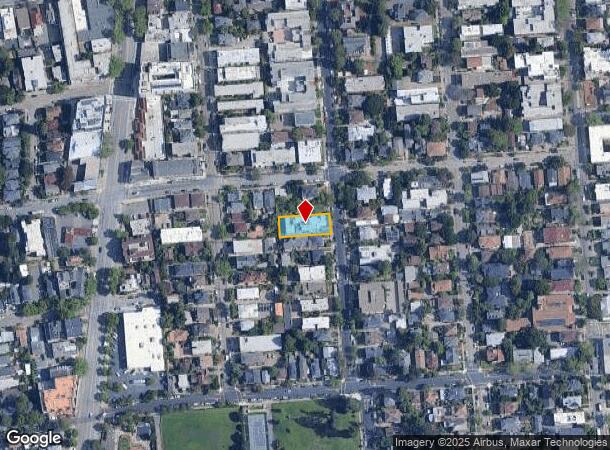 2610 Hillegass Ave, Berkeley, CA Parcel Map