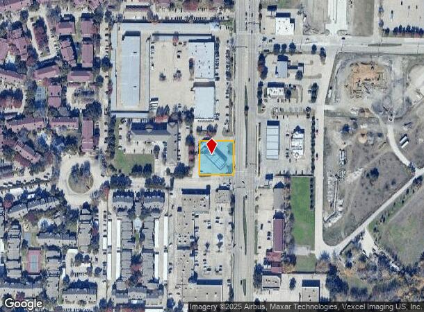  19109 Preston Rd, Dallas, TX Parcel Map