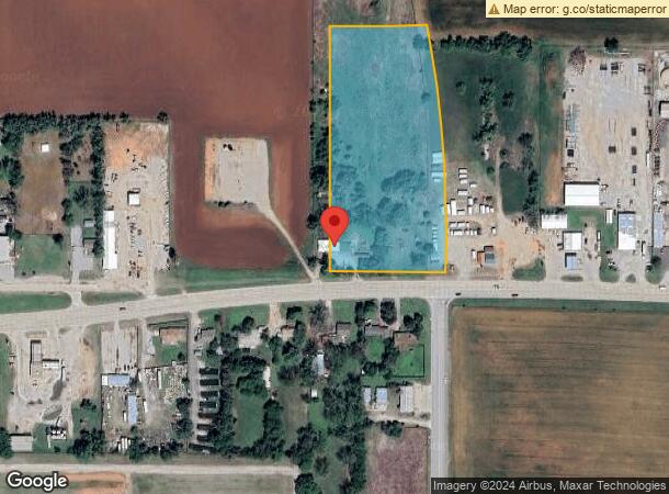  907 E Choctaw Ave, Chickasha, OK Parcel Map