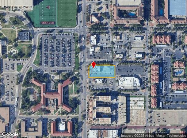  905 University Ave, Lubbock, TX Parcel Map