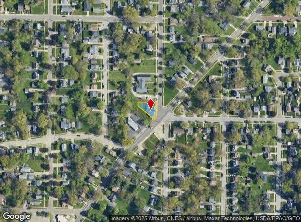  1140 Mercer Ave, Akron, OH Parcel Map