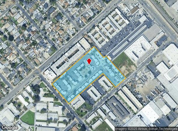  9158 Telfair Ave, Sun Valley, CA Parcel Map