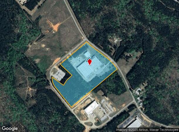 1455 Mineral Springs Rd, Elberton, GA Parcel Map