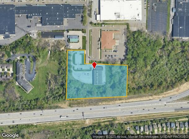  2021 Brown St, Akron, OH Parcel Map