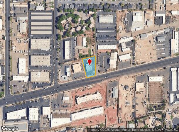  1260 W Sunset Blvd, Saint George, UT Parcel Map