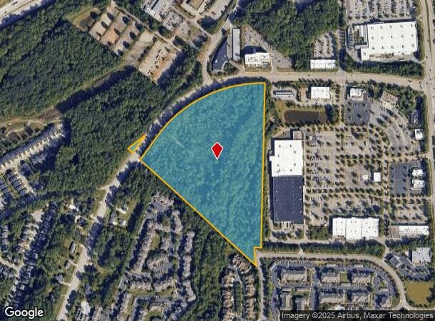  550 Southern Sage Loop, Cary, NC Parcel Map